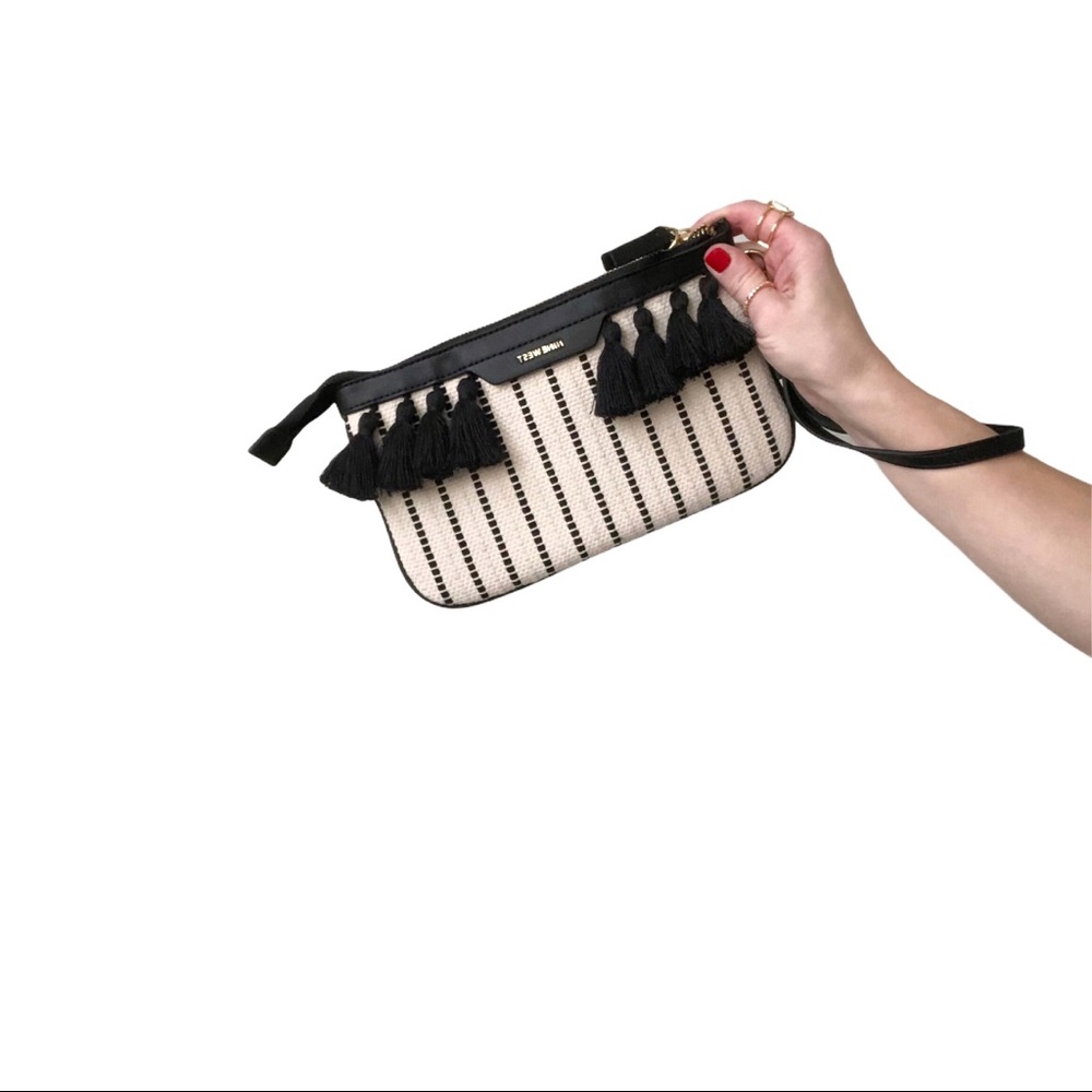 New NINE WEST Astoria SLG Tassel Wristlet - Picture 6 of 11
